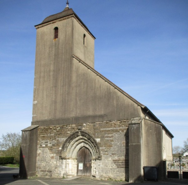 église du village de Bellocq en Béarn