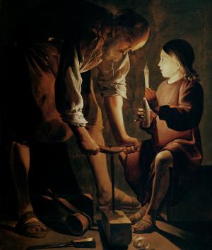 Saint Joseph peint par Latour